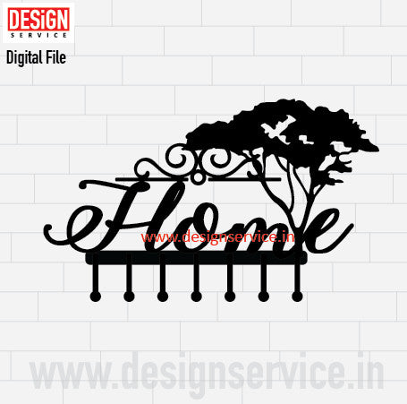 Laser Cutting Design Home Key Holder