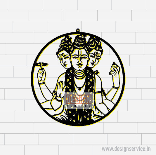 Laser Cutting Design Dattatreya Swamy (Dattaguru)