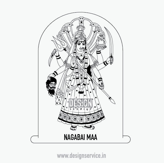 Engraving Design Mahasakit Nagabai Maa