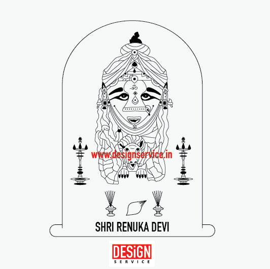 Engraving Design Shri Renuka Devi