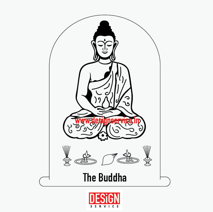 Engraving Design The Buddha