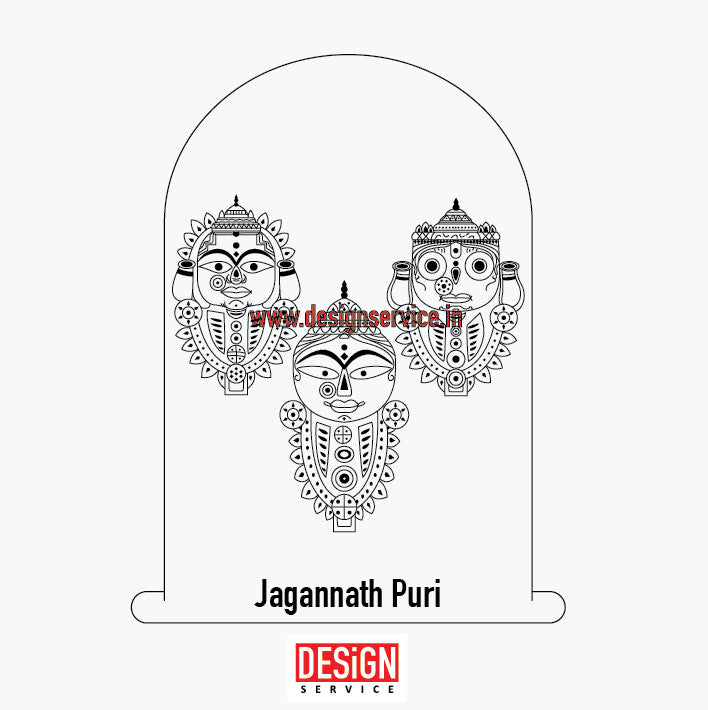 Engraving Design Jagannath Puri