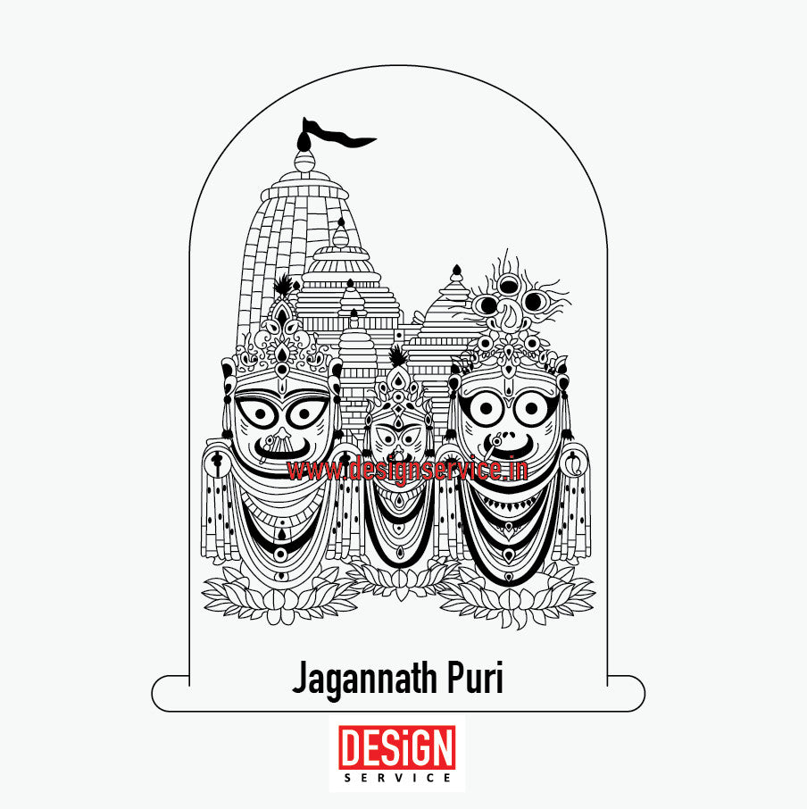 Engraving Design Jagannath Puri