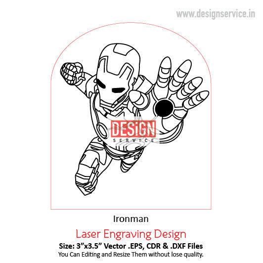 Engraving Design Ironman