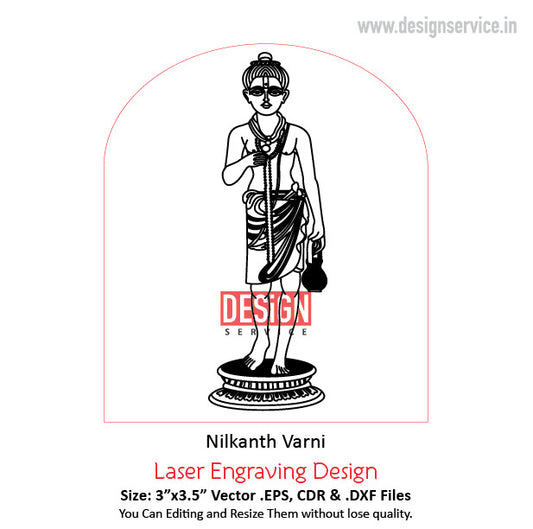Engraving Design Nilkanth Varni