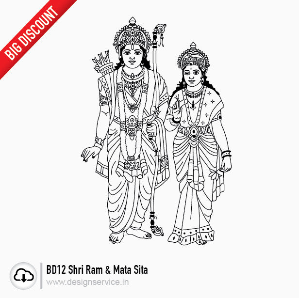 Big Discount Shri Ram & Mata Sita