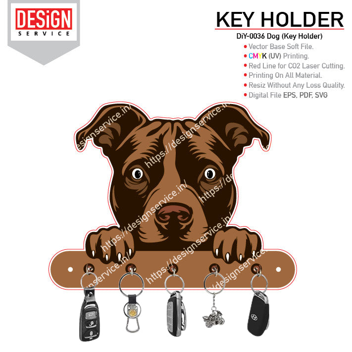 DiY Art Dog (Key Holder)
