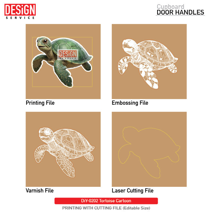 DiY Art Tortoise Cartoon - UV Printing