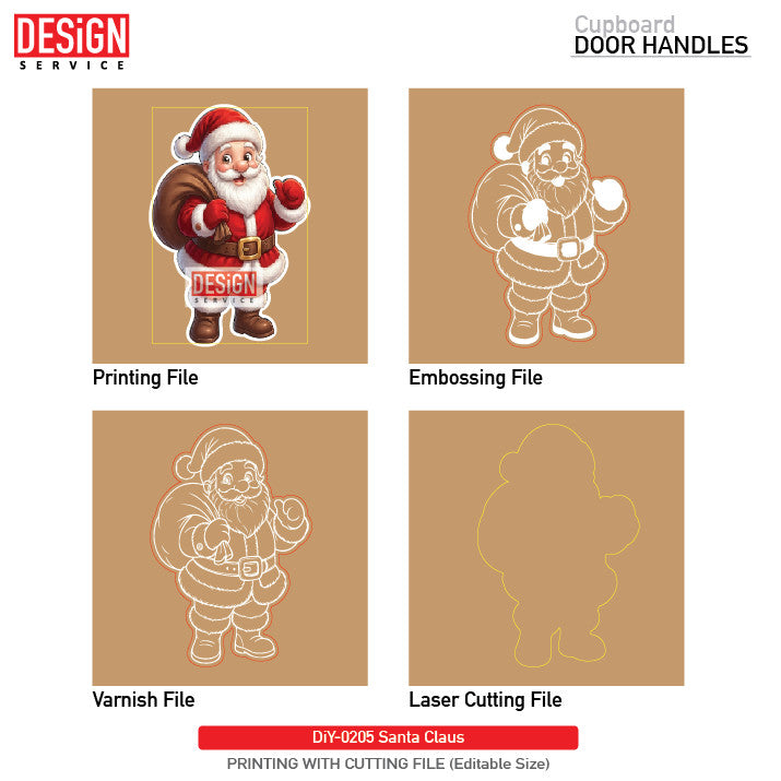 DiY Art Santa Claus - UV Printing