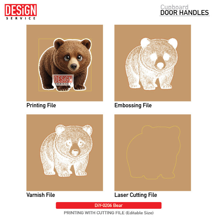 DiY Art Bear - UV Printing