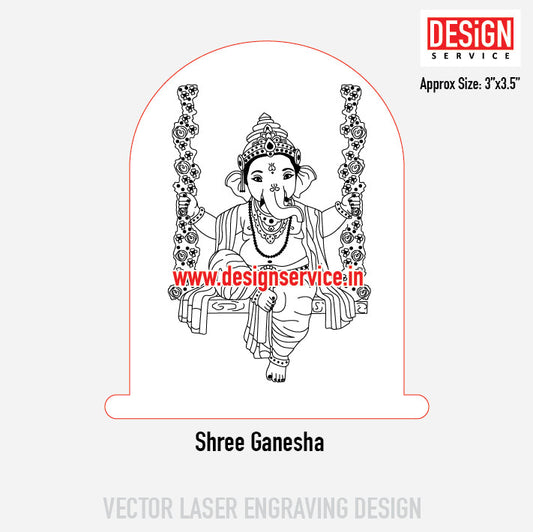 Shree Ganesha Engraving Design