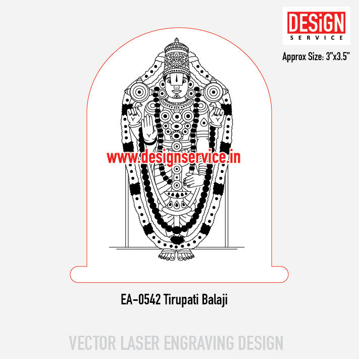Engraving Design Tirupati Balaji