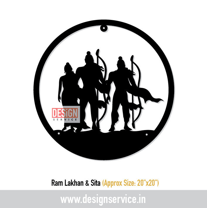 Ram Lakhan & Sita Laser Cutting Design