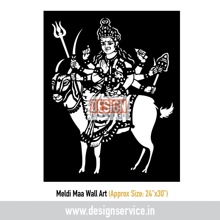 Meldi Maa Wall Art Laser Cutting Design