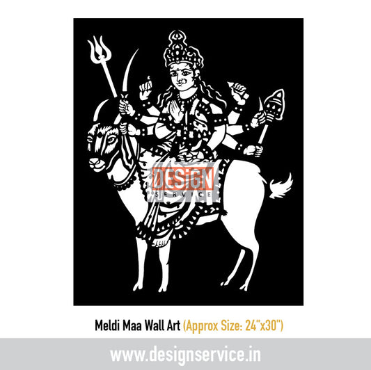 Meldi Maa Wall Art Laser Cutting Design