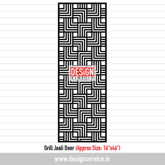 Grill Jaali Door Laser Cutting Design