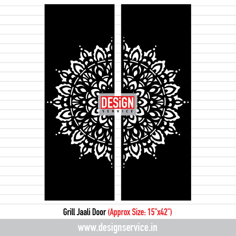 Grill Jaali Door Laser Cutting Design