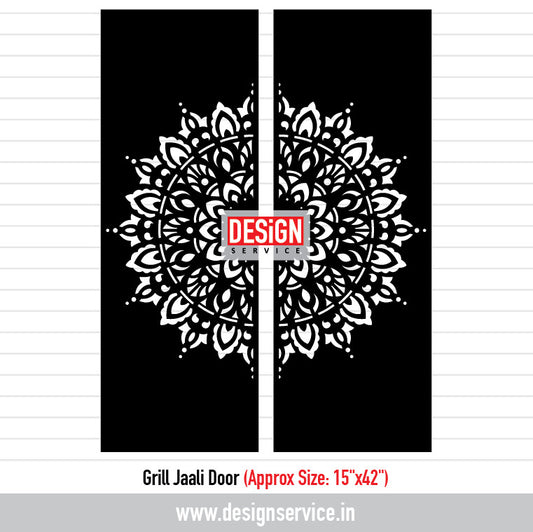 Grill Jaali Door Laser Cutting Design