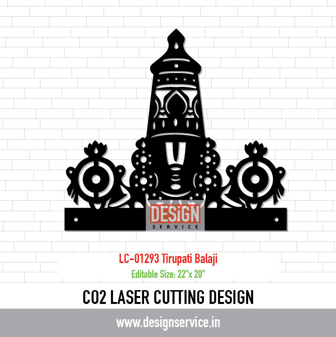 Laser Cutting Design Tirupati Balaji