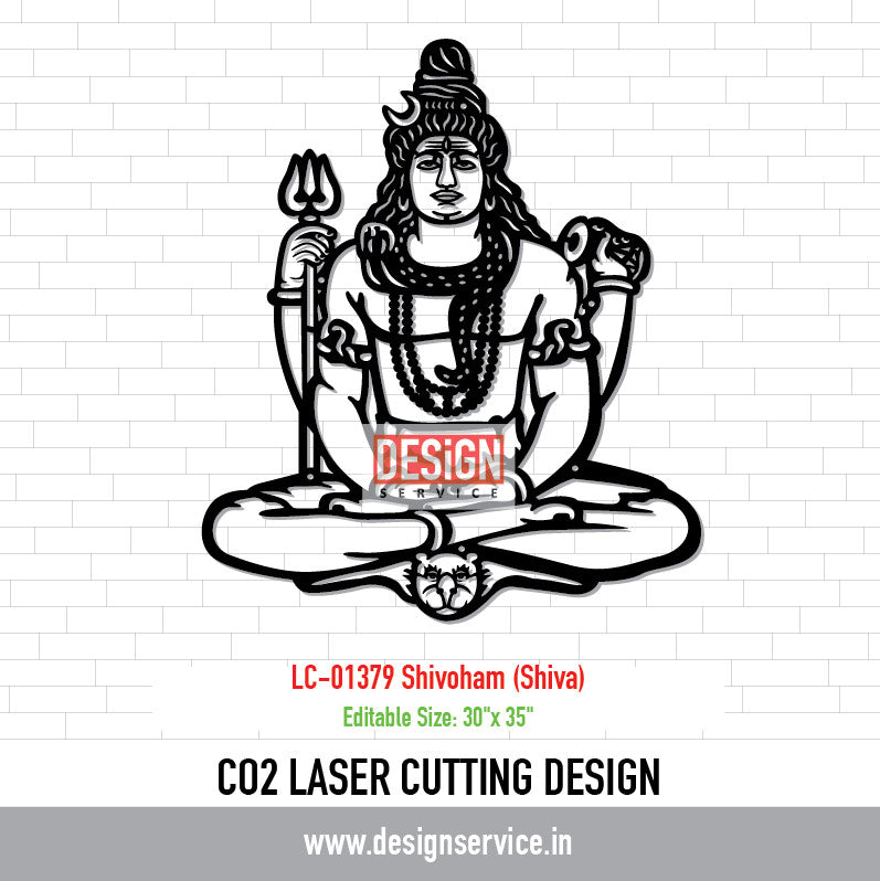 Laser Cutting Design Shivoham (Shiva)