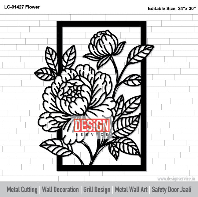 Flower Laser Cutting Design