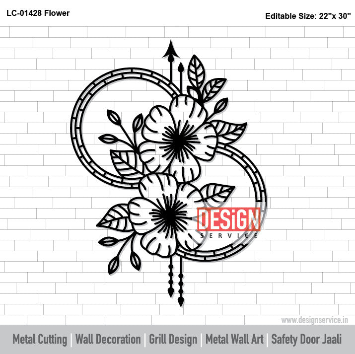 Flower Laser Cutting Design