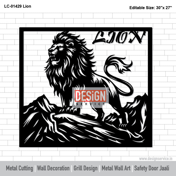 Lion Laser Cutting Design