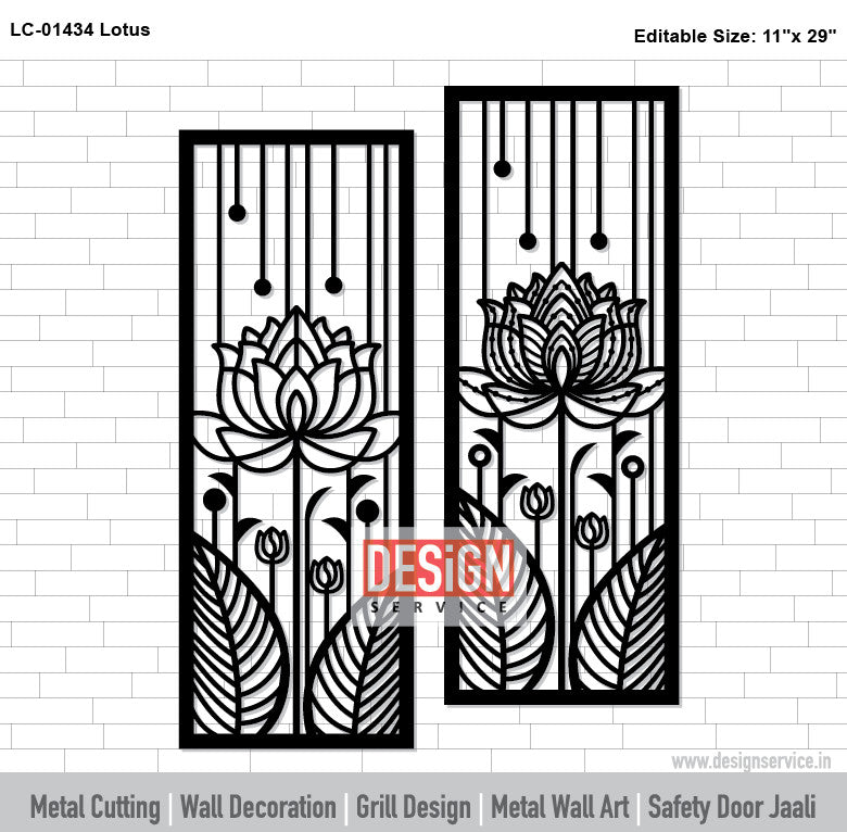 Lotus Laser Cutting Design