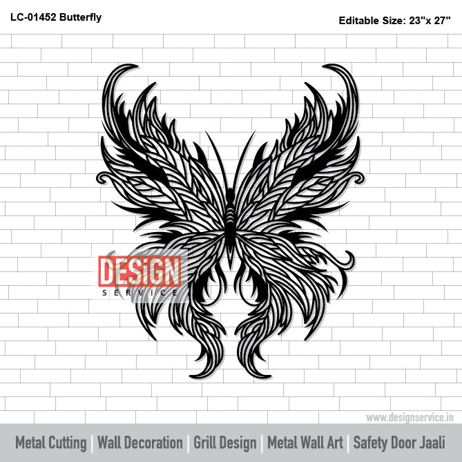 Butterfly Laser Cutting Design