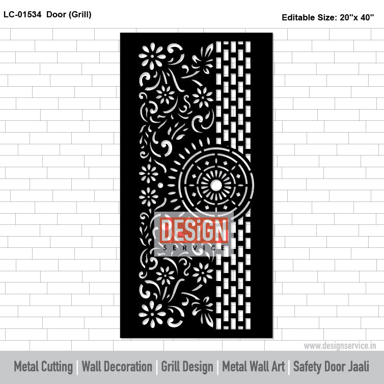 Door (Grill) Laser Cutting Design