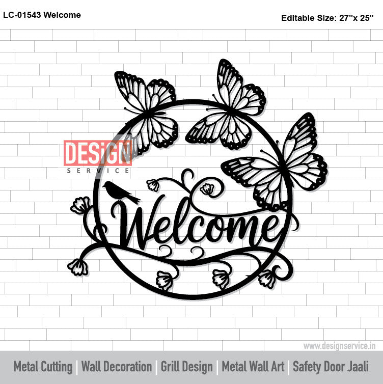 Laser Cutting Design Welcome