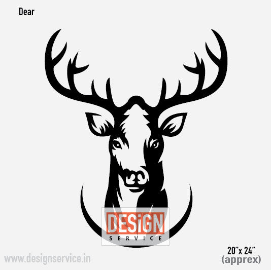 Laser Cutting Design Deer