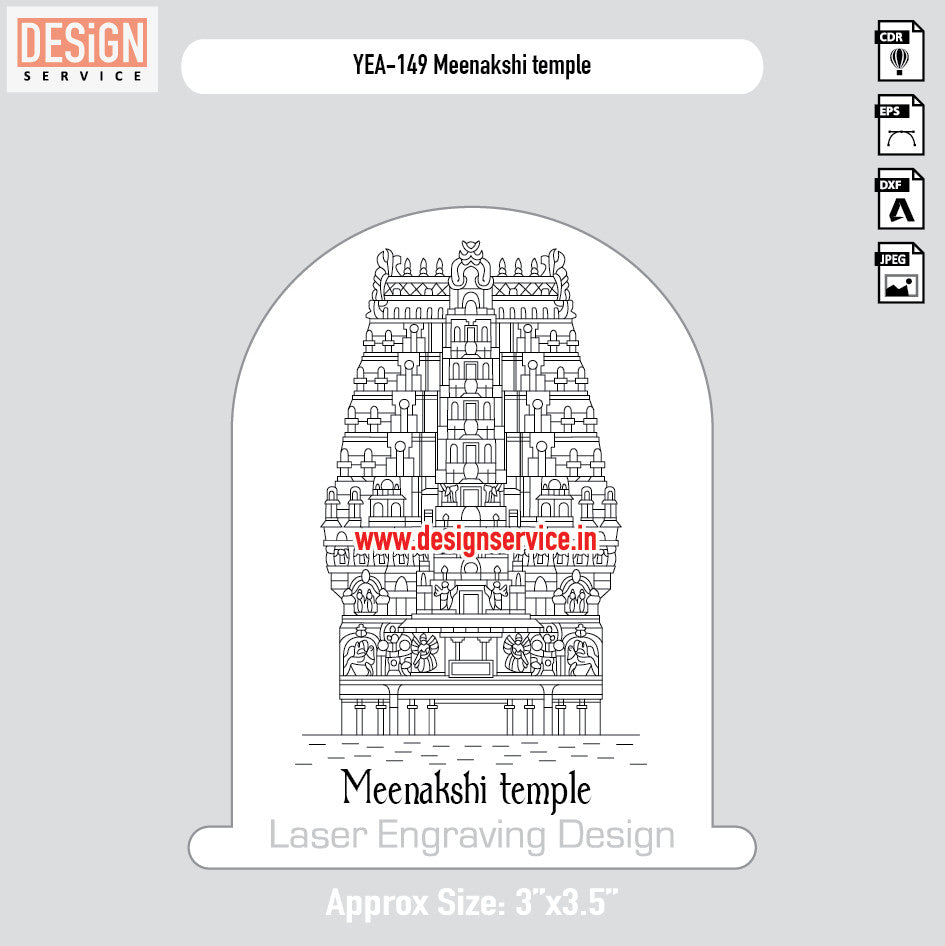 Meenakshi temple Engraving Design