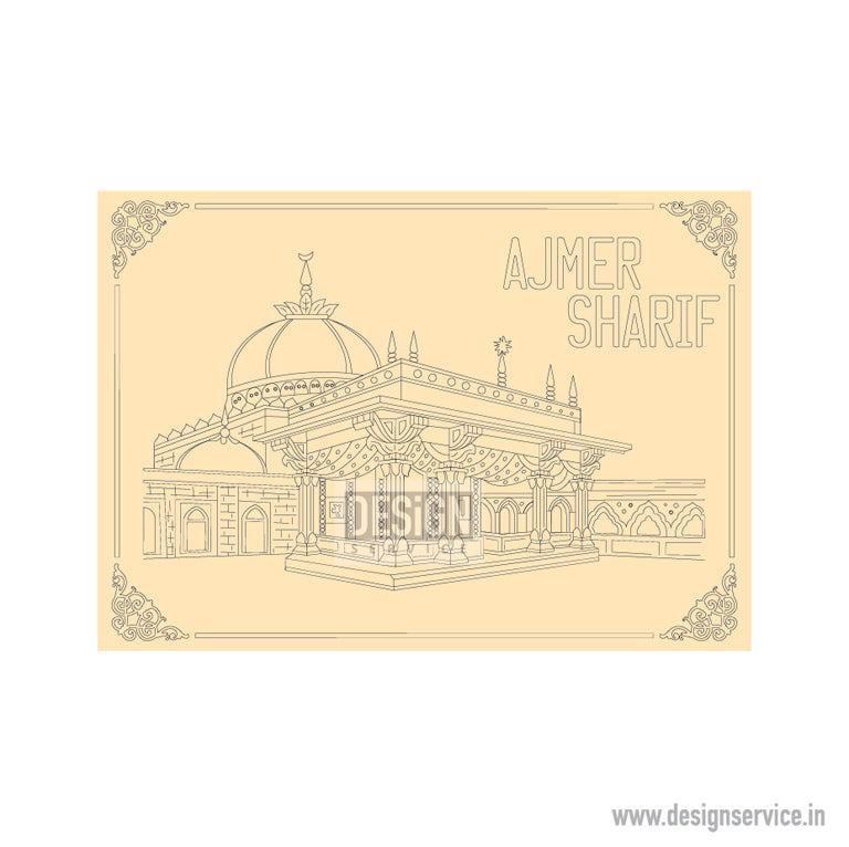 Ajmer Sharif Dargah Pre-Marked Design