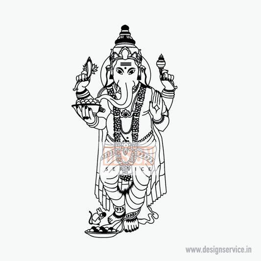 Shri Ganesh Engraving Design