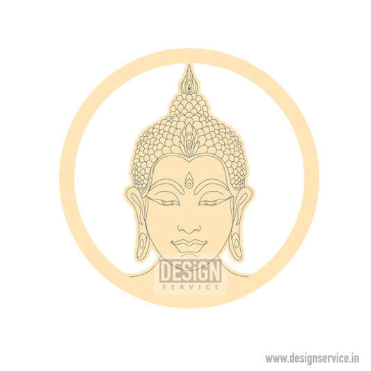 Gautam Buddha Pre-Marked Design