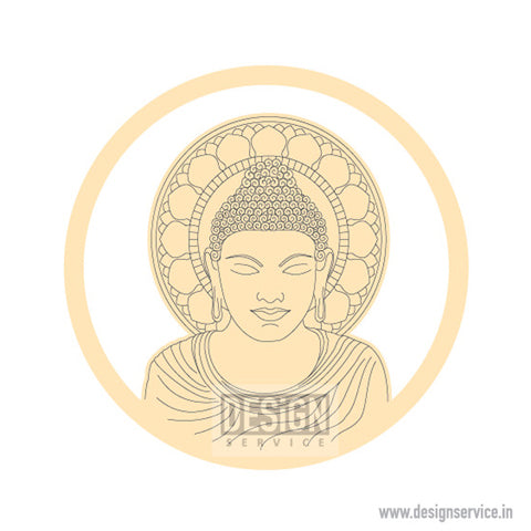 Gautam Buddha Pre-Marked Design