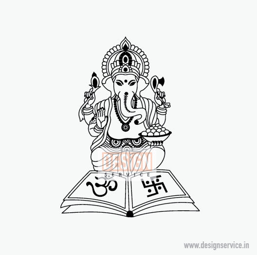 Shri Ganesh Engraving Design