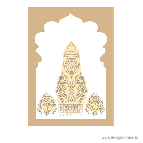 Tirupati Balaji Pre-Marked Design