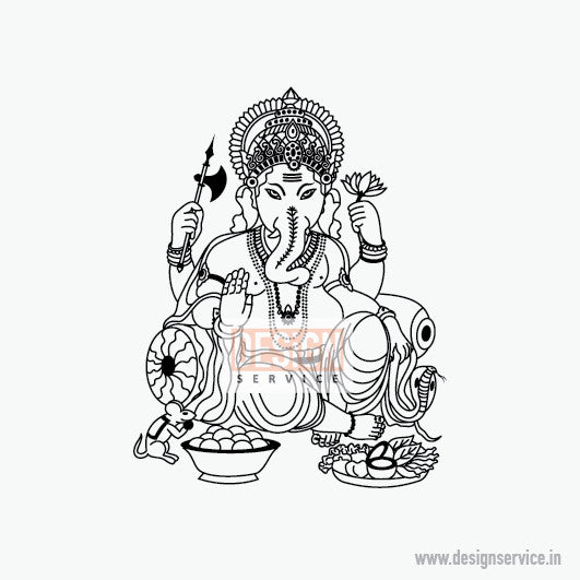 Shri Ganesh Engraving Design