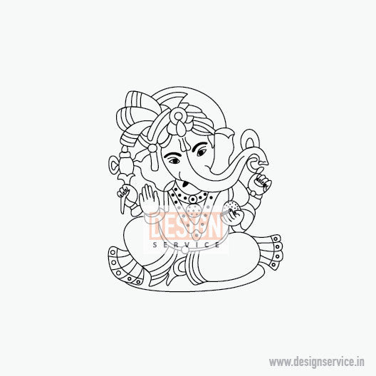 Shri Ganesh Engraving Design