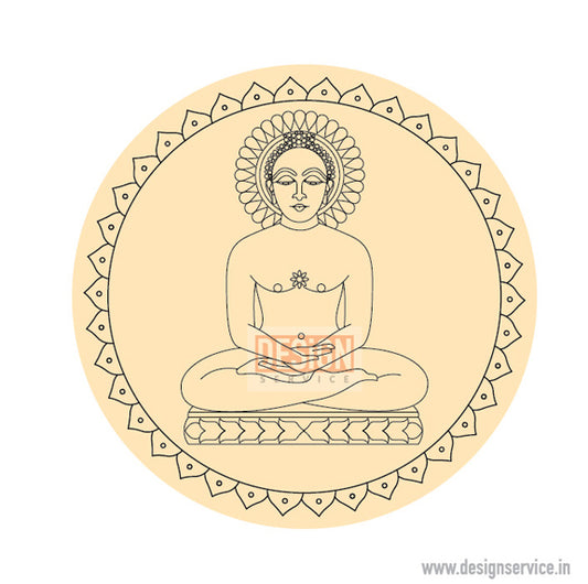 Pre-Marked Design Mahavir Swami (Bhagwan)