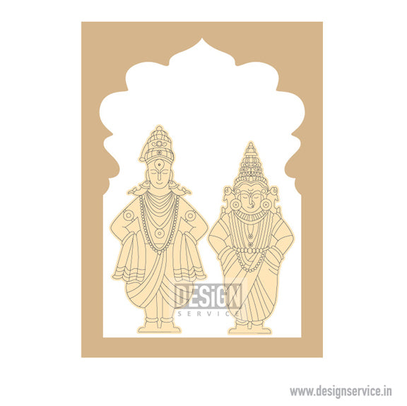 Vitthal Rukmini Pre-Marked Design