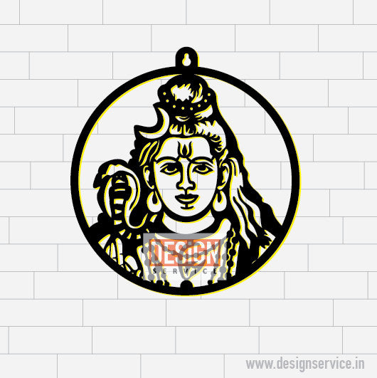 Shiv Shankar (Mahadev) Laser Cutting Design