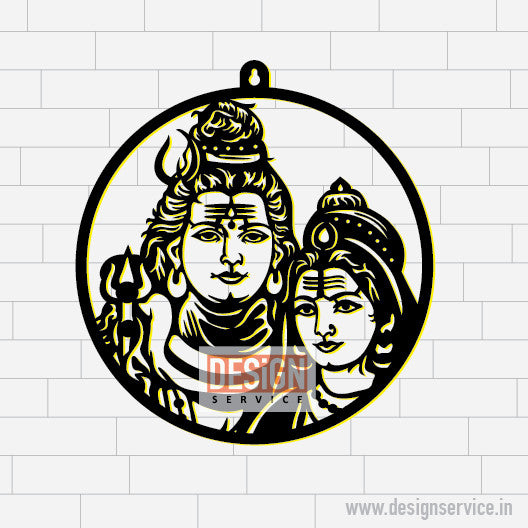 Shiv Shankar (Mahadev) Laser Cutting Design