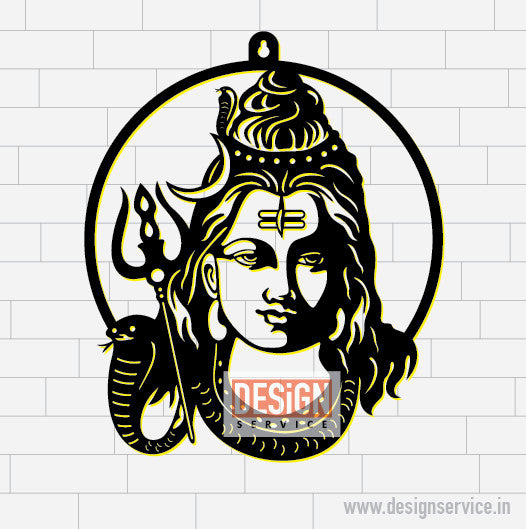 Shiv Shankar (Mahadev) Laser Cutting Design