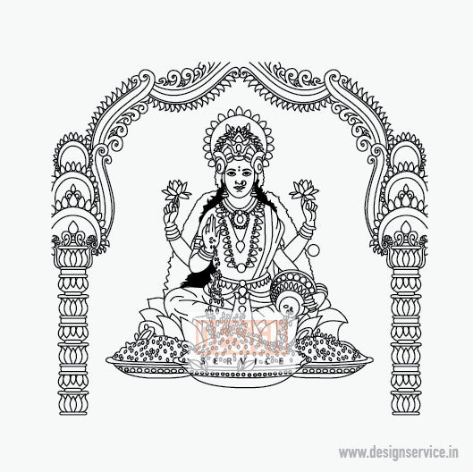 Dhan Design Engraving Design Dhan Laxmi Mata – Design Service