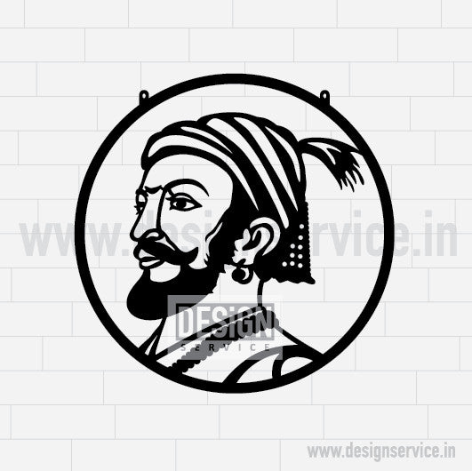 Laser Cutting Design Shivaji Maharaj