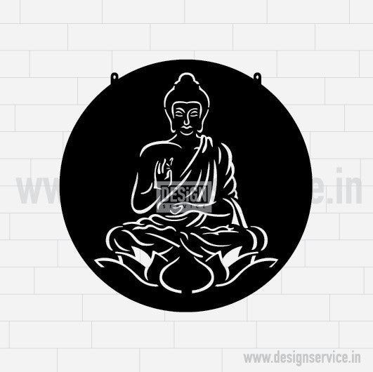 Laser Cutting Design Gautam Buddha