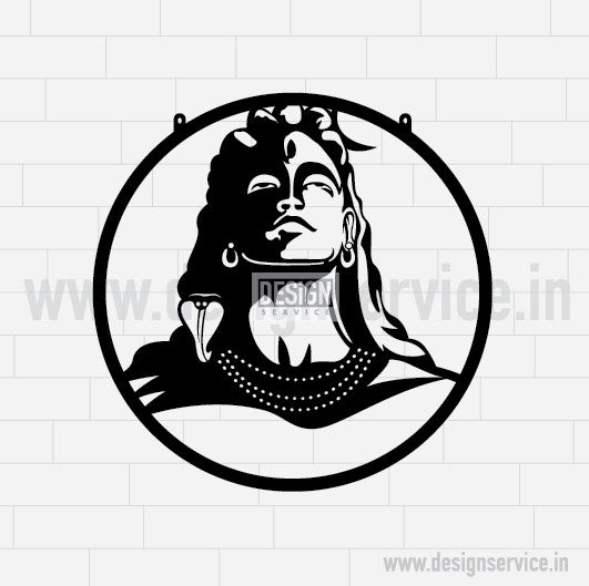 Laser Cutting Design Shiv Mahadev